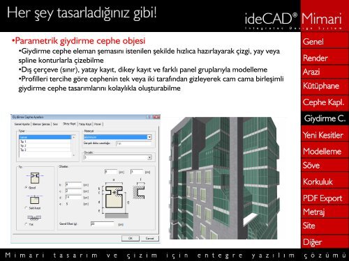 ideCAD Mimari 6 Tanıtım