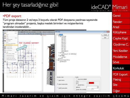 ideCAD Mimari 6 Tanıtım