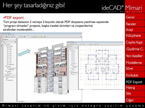 ideCAD Mimari 6 Tanıtım