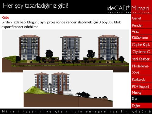 ideCAD Mimari 6 Tanıtım