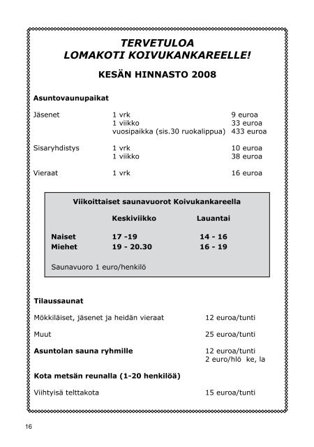 JÃ¤senlehti 1/2008 - Turun Seudun Invalidit ry.