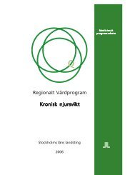 Regionalt Vårdprogram Kronisk njursvikt - Viss