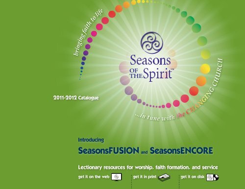 2011-2012 Seasons of the Spirit catalog - Judson Press