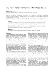 Temperature Profiles for an Optimized Water Vapor Canopy.indd