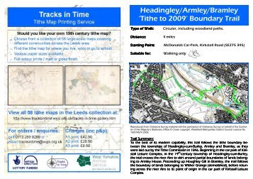 Download Tithe to 2009 Trail - Tracks in Time, the Leeds Tithe Map ...