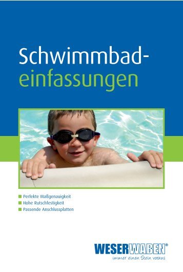 Katalog WESERWABEN ® Schwimmbadeinfassungen