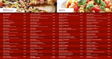 Speisekarte - Pizzeria Bella Napoli Gustorf