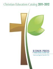Christian Education Catalog 2011-2012 - Judson Press