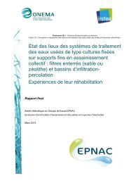 Etat des lieux et expériences de réhabilitation des ... - Epnac - Irstea