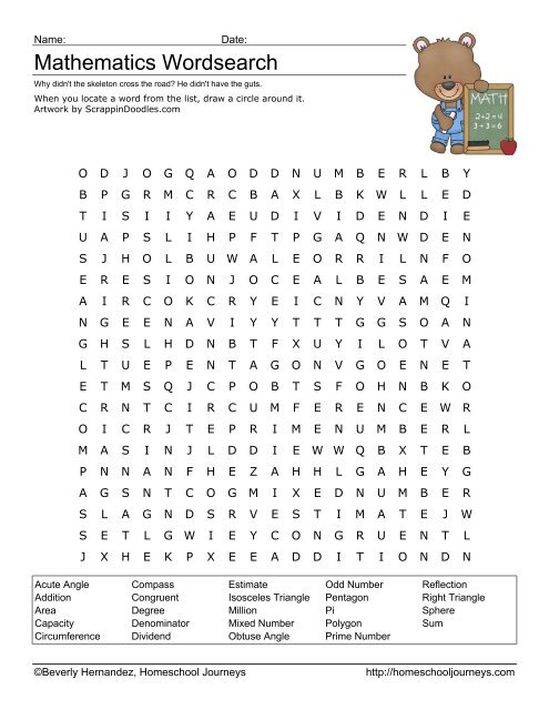 word-search-homeschool-journeys