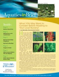 Aquatics Brief In - Virginia Lake Management Company