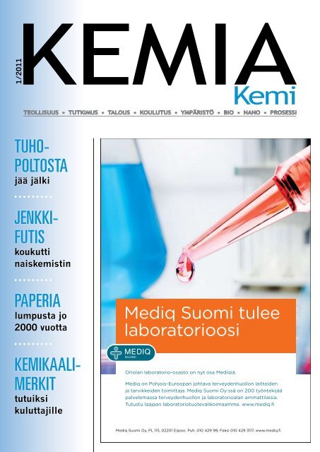 TUHO- POLTOSTA JENKKI- FUTIS PAPERIA ... - Kemia-lehti