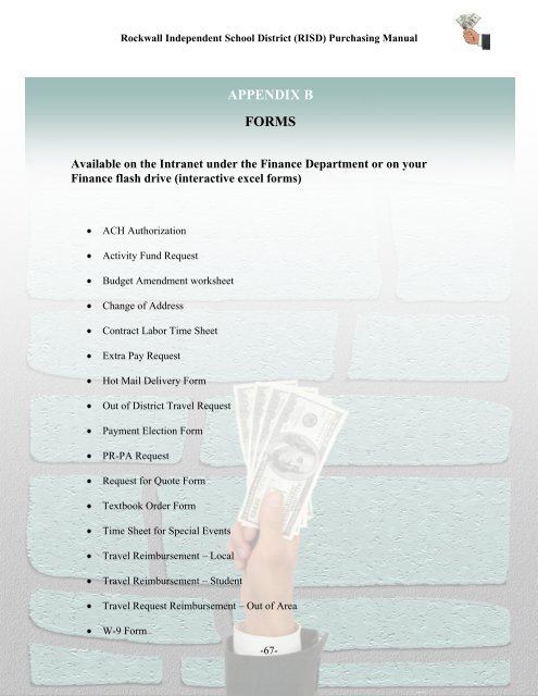 SECTION 5 – COMPETITIVE PROCUREMENTS - Rockwall ISD