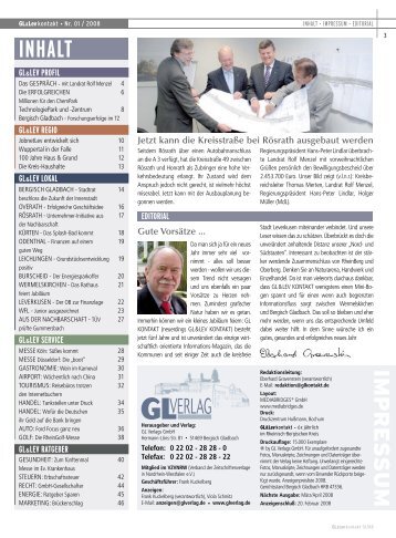 magazin/Newsletter - Businessclub Leverkusen