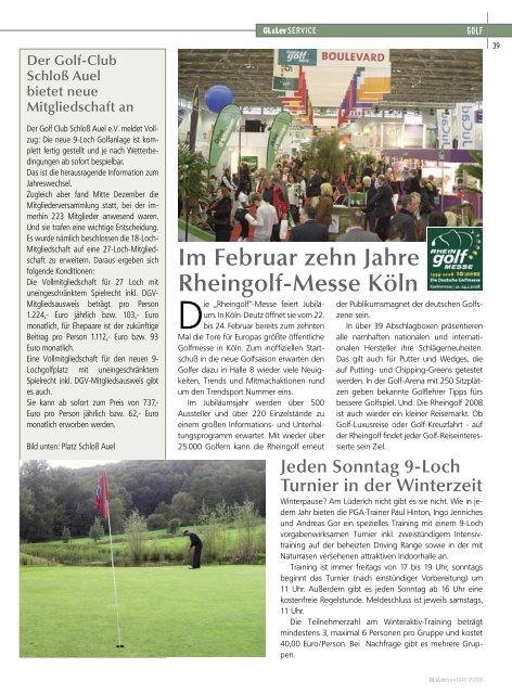 magazin/Newsletter - Businessclub Leverkusen