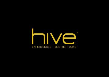 HIVE Experiencias