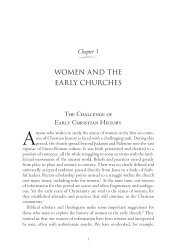 Chapter 1 Women and the Early Churches The ... - Fortress Press