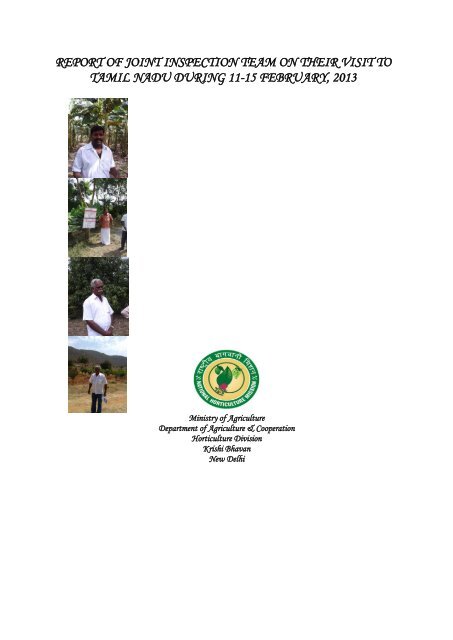 Tamilnadu, February 2013 - National Horticulture Mission