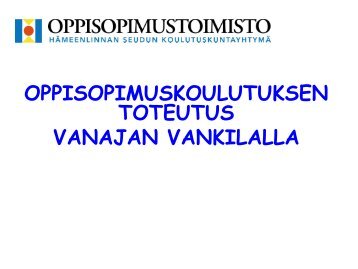 Oppisopimuskoulutus, Sinikka Koskiluoto - Kiipula, Kiipulan koulutus