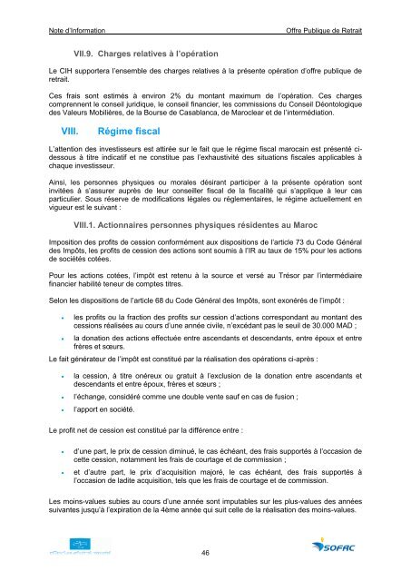 NOTE D'INFORMATION Offre Publique de Retrait Obligatoire visant ...