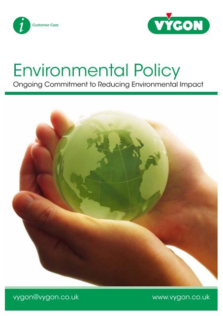 Environmental Policy (200KB) - Vygon