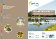 Programme JT EPNAC 2011