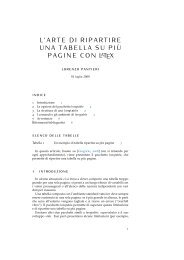 Tabelle su piÃ¹ pagine - Lorenzo Pantieri
