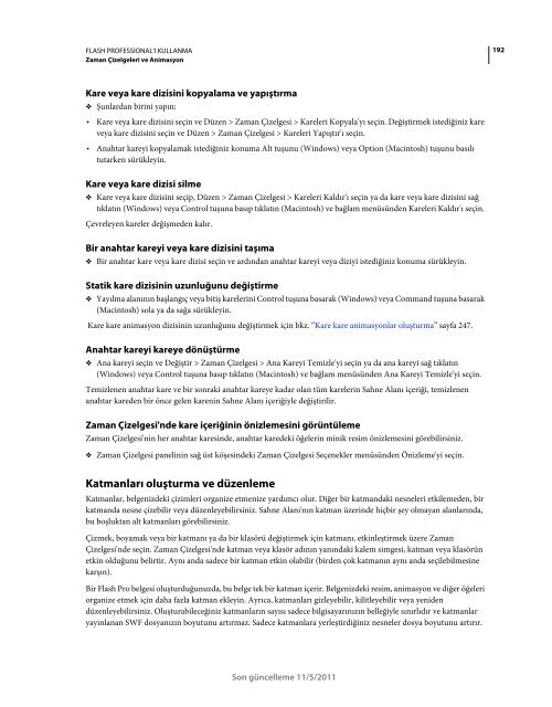 Flash Cs5.5 TÃ¼rkÃ§e EÄitim KitabÄ± (Adobe.com-Pdf)