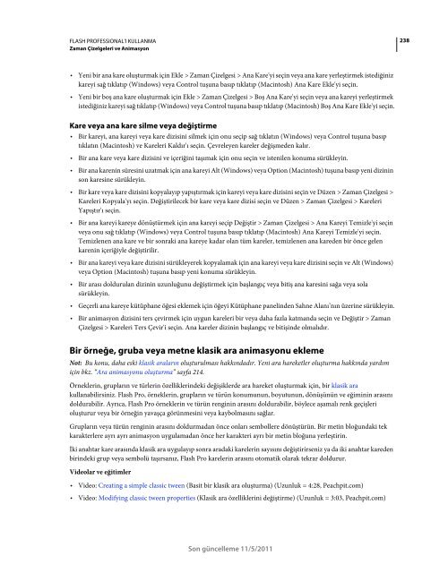 Flash Cs5.5 TÃ¼rkÃ§e EÄitim KitabÄ± (Adobe.com-Pdf)