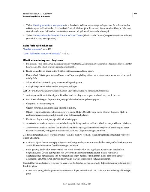 Flash Cs5.5 TÃ¼rkÃ§e EÄitim KitabÄ± (Adobe.com-Pdf)