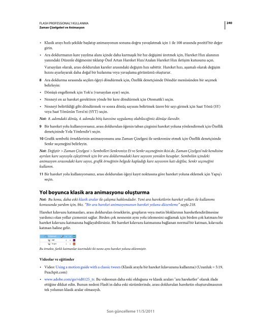 Flash Cs5.5 TÃ¼rkÃ§e EÄitim KitabÄ± (Adobe.com-Pdf)