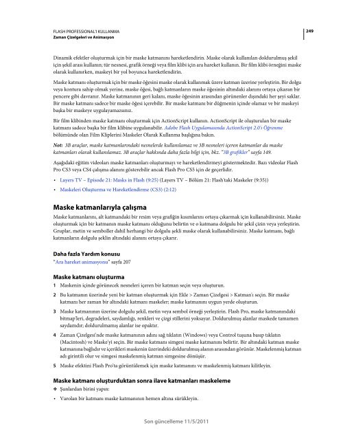 Flash Cs5.5 TÃ¼rkÃ§e EÄitim KitabÄ± (Adobe.com-Pdf)