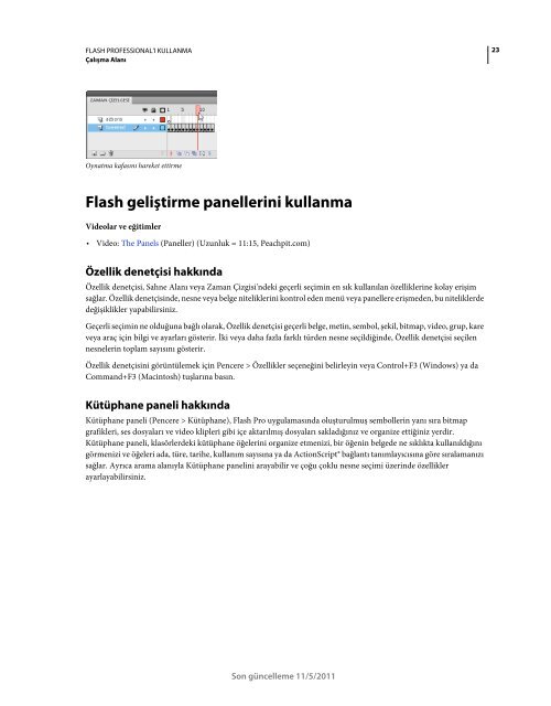 Flash Cs5.5 TÃ¼rkÃ§e EÄitim KitabÄ± (Adobe.com-Pdf)