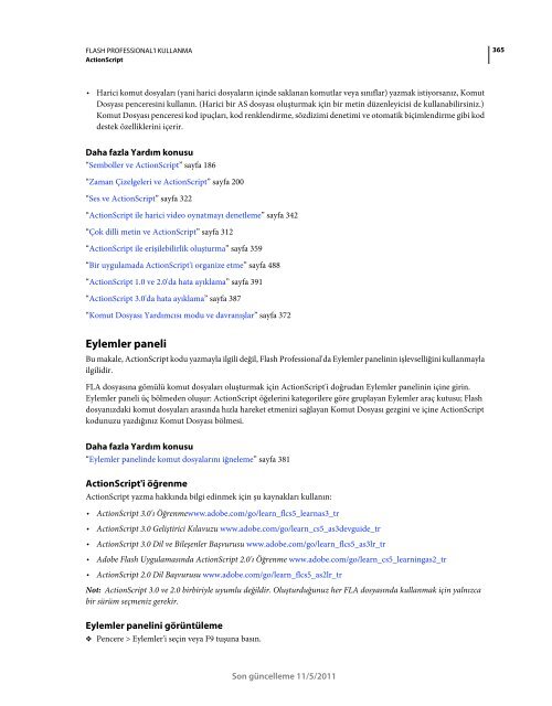 Flash Cs5.5 TÃ¼rkÃ§e EÄitim KitabÄ± (Adobe.com-Pdf)