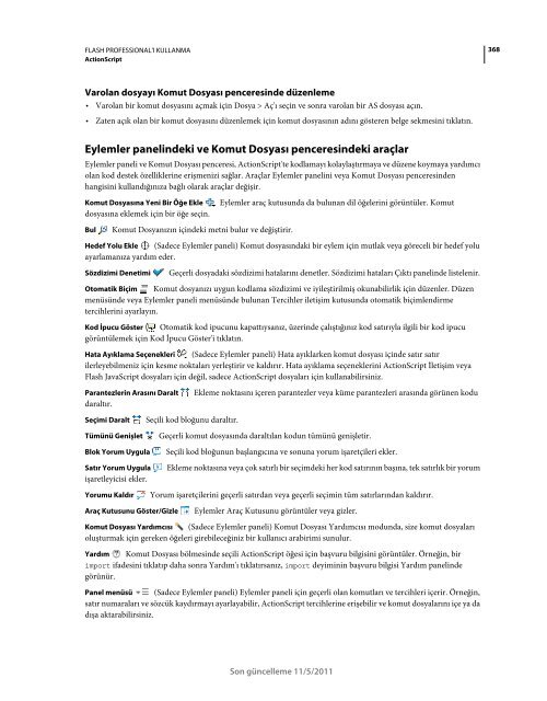 Flash Cs5.5 TÃ¼rkÃ§e EÄitim KitabÄ± (Adobe.com-Pdf)