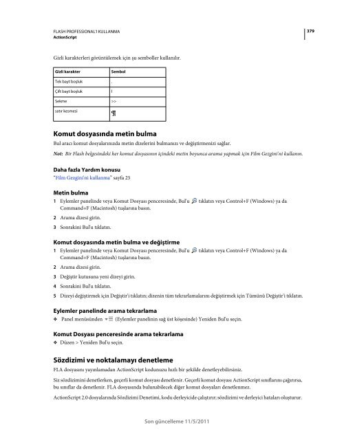 Flash Cs5.5 TÃ¼rkÃ§e EÄitim KitabÄ± (Adobe.com-Pdf)