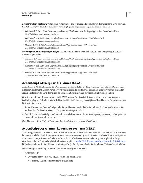 Flash Cs5.5 TÃ¼rkÃ§e EÄitim KitabÄ± (Adobe.com-Pdf)