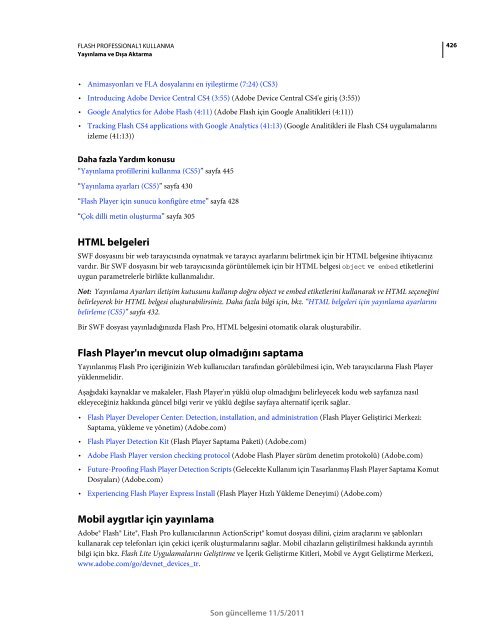 Flash Cs5.5 TÃ¼rkÃ§e EÄitim KitabÄ± (Adobe.com-Pdf)