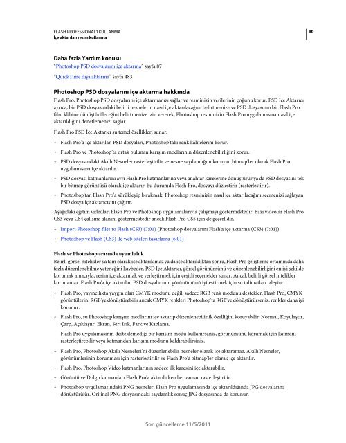 Flash Cs5.5 TÃ¼rkÃ§e EÄitim KitabÄ± (Adobe.com-Pdf)