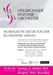 Peter Braschkat - Heilbronner Sinfonie Orchester