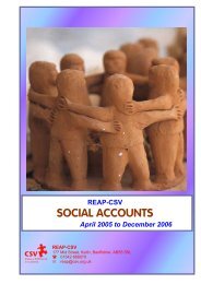 REAP Social Accounts - 2006 - The Social Audit Network