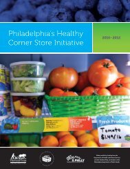 Philadelphia's Healthy Corner Store Initiative - The Food Trust