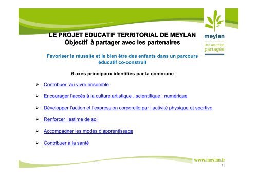 RÃ©forme des rythmes scolaires - ComitÃ© de pilotage ... - Meylan