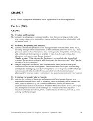 Environmental Scope and Sequence - Grade 7