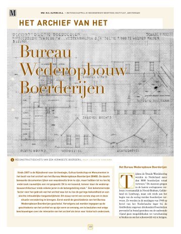 Bureau Wederopbouw Boerderijen
