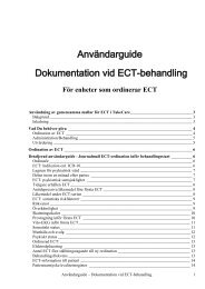 Användarguide - Dokumentation vid ECT-behandling - Psykiatristöd