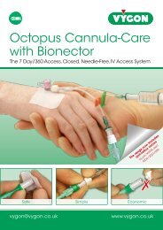 Octopus Cannula-Care with Bionector (1.5MB) - Vygon (UK)