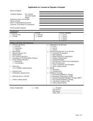 Application for License to Operate a Hospital - CHD-Davao Region