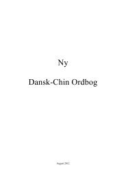 Dansk-Chin Ordbog - Hobugt.dk