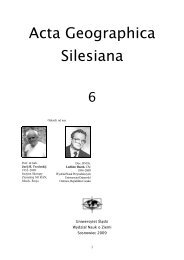 nr 6 - WydziaÅ Nauk o Ziemi Uniwersytetu ÅlÄskiego